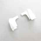 Thermor - pièce de rechange origine fabricant : enjoliveurs de grille d + g (blanc)