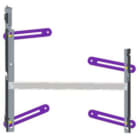 Thermor - Accessoire Ingénio fixation universelle pour convecteurs