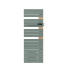Thermor - Allure 3 mat à gauche avec soufflerie 1500W vert eucalyptus/chêne