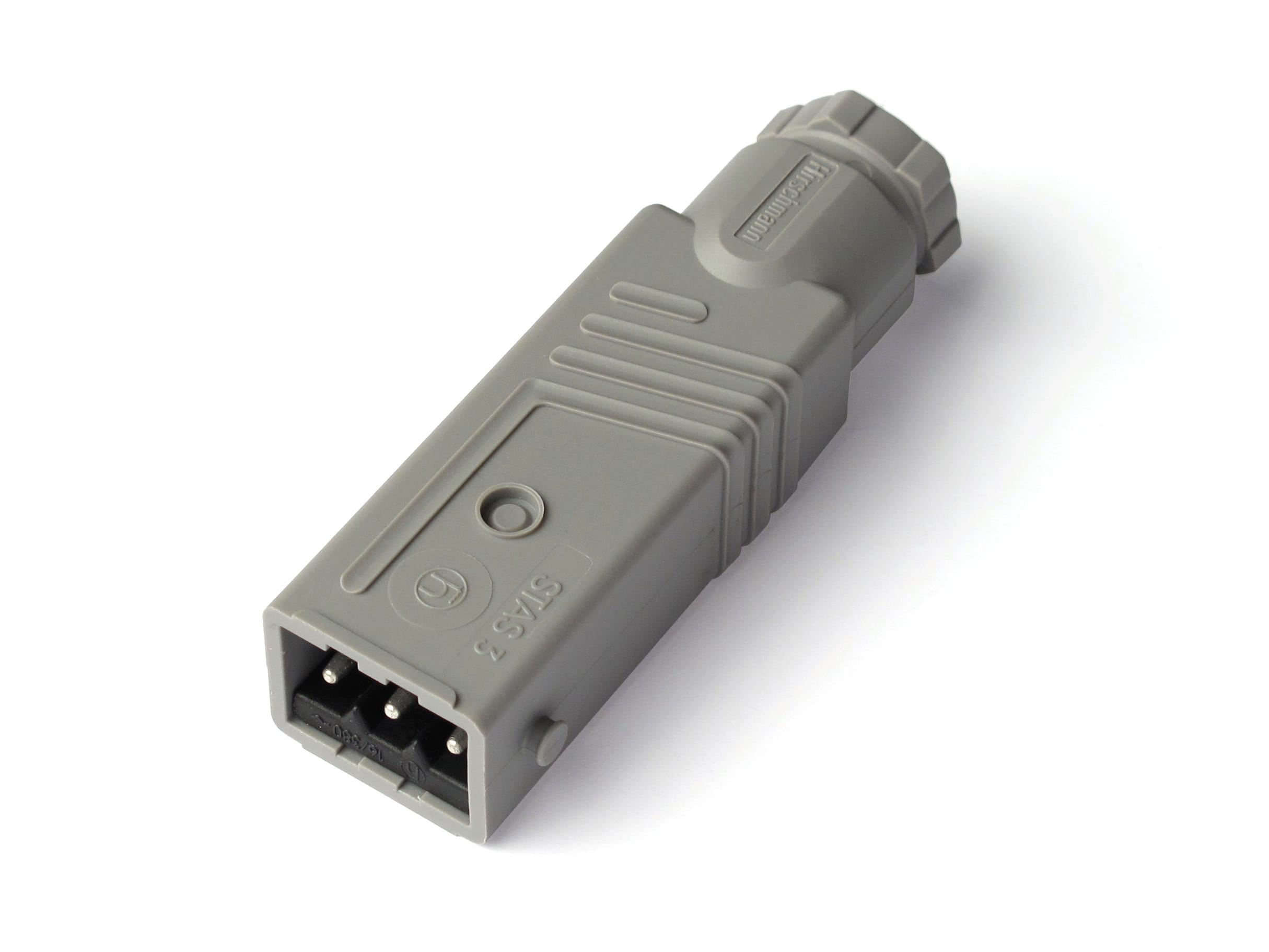 Nice - Connecteur Male Hirschmann Stak 3N gris