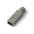 Nice - Connecteur Male Hirschmann Stak 3N gris