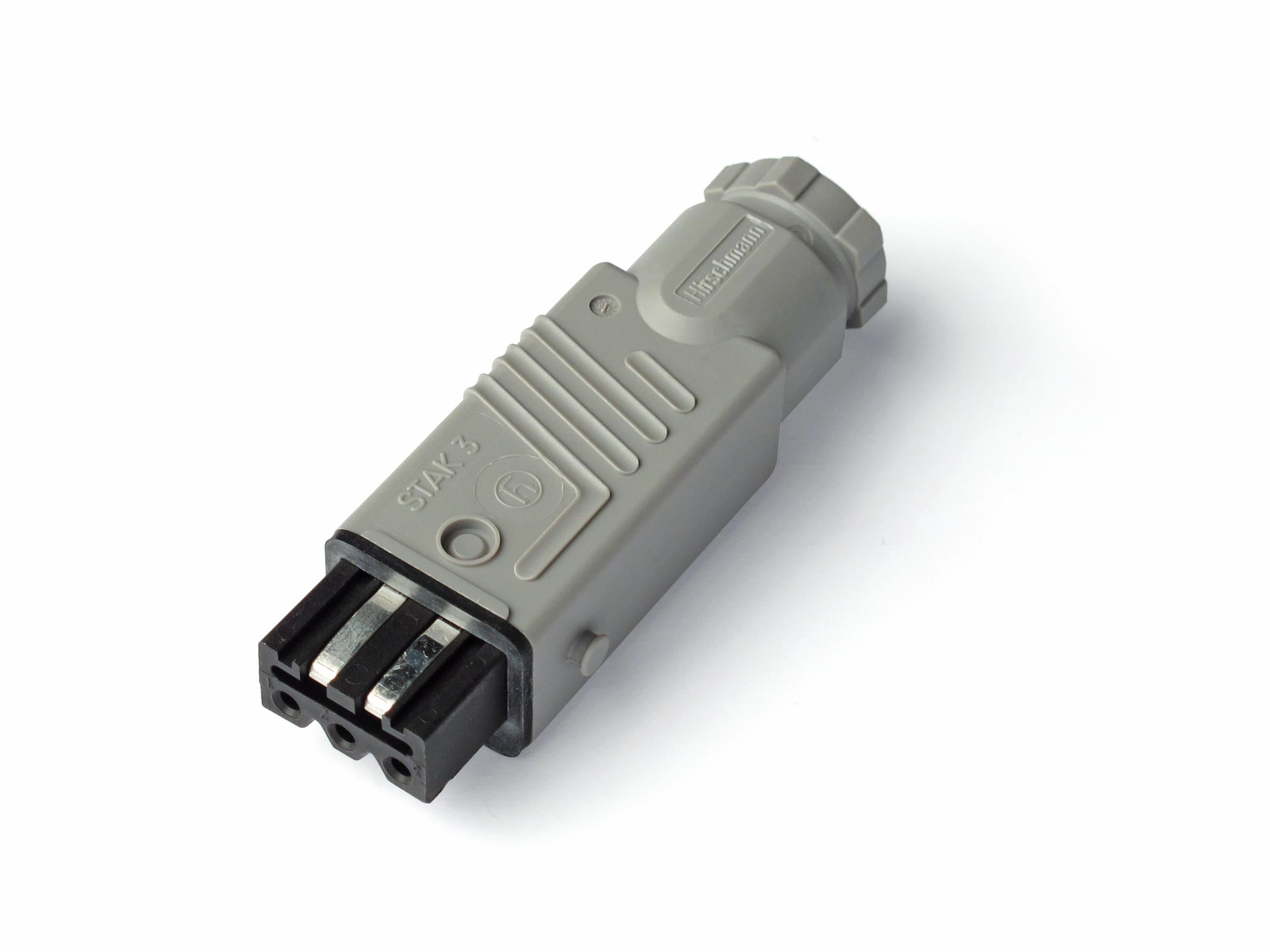 Nice - Connecteur Femelle Hirschmann Stak 3N gris