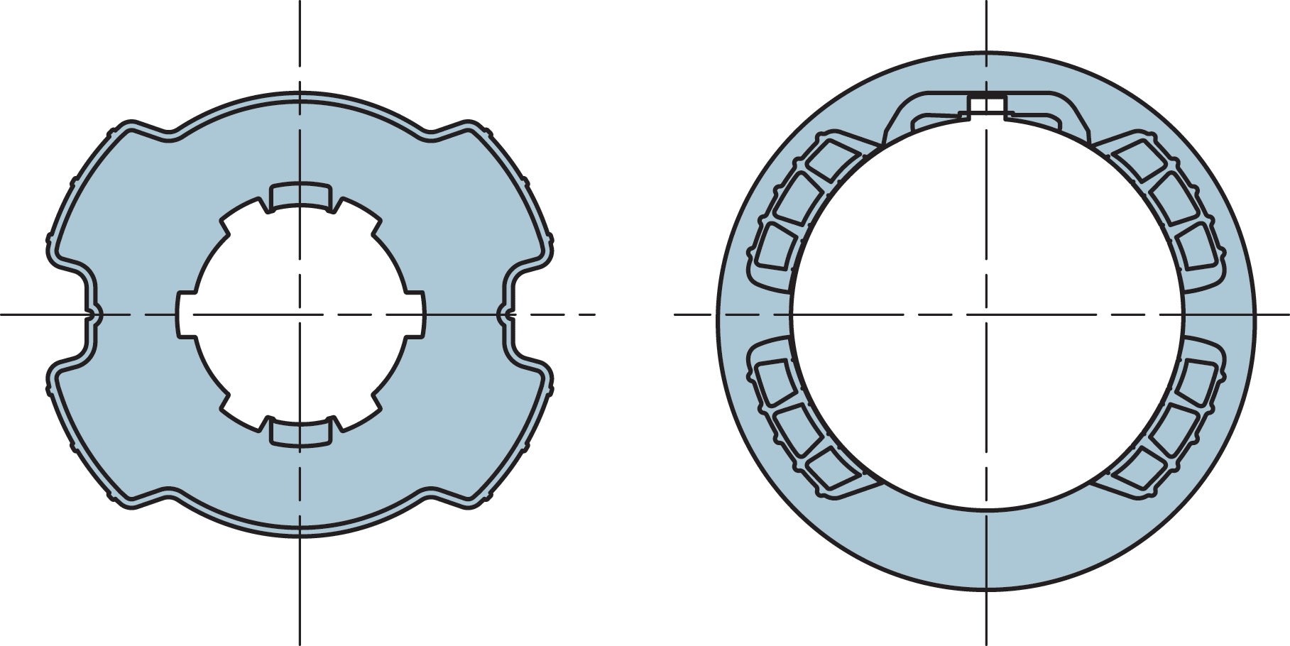 Nice - Adaptation Era M profilé ZF64, roue + couronne
