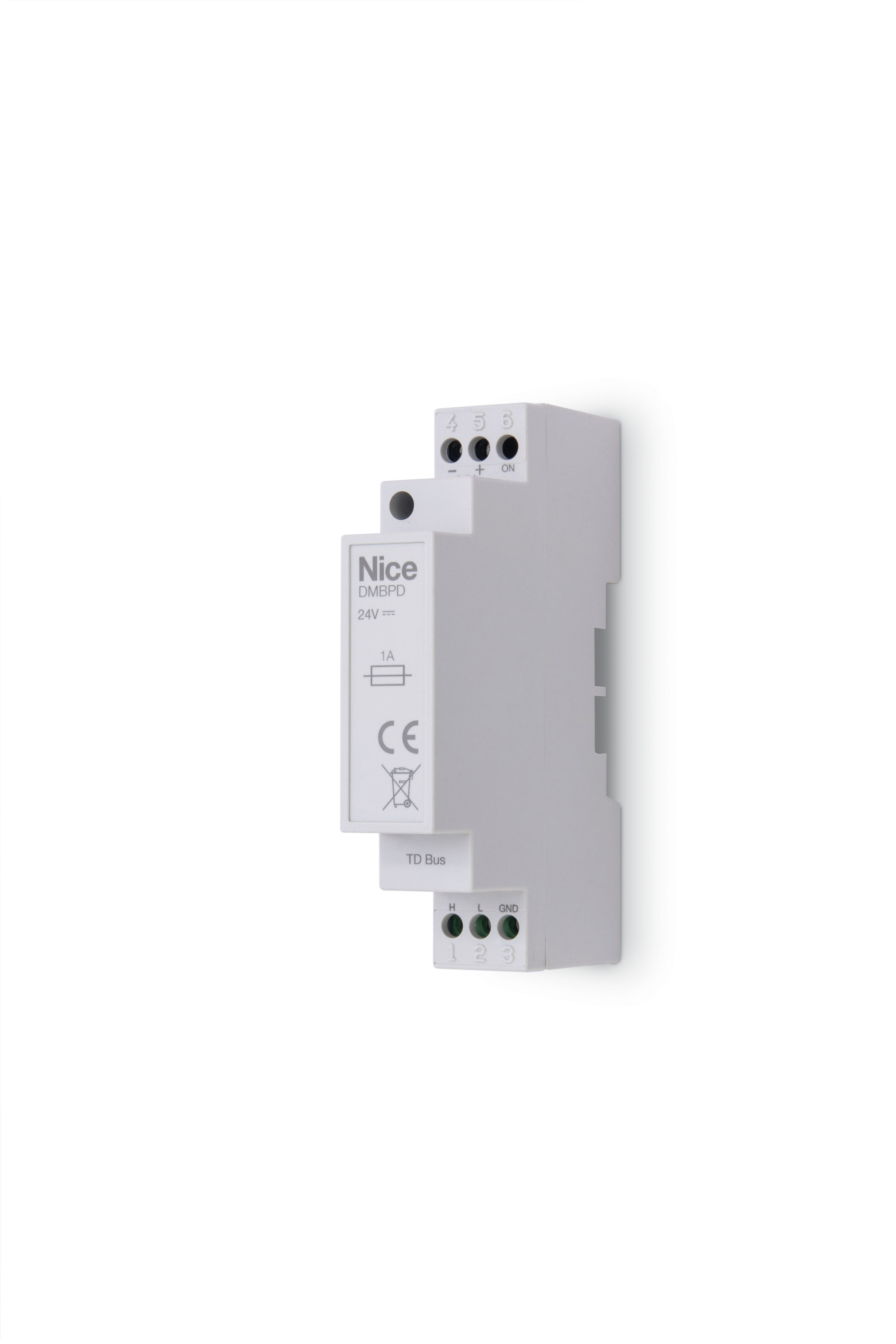 Nice - Module DIN pour la distribution du signal Bus et de l?alimentation