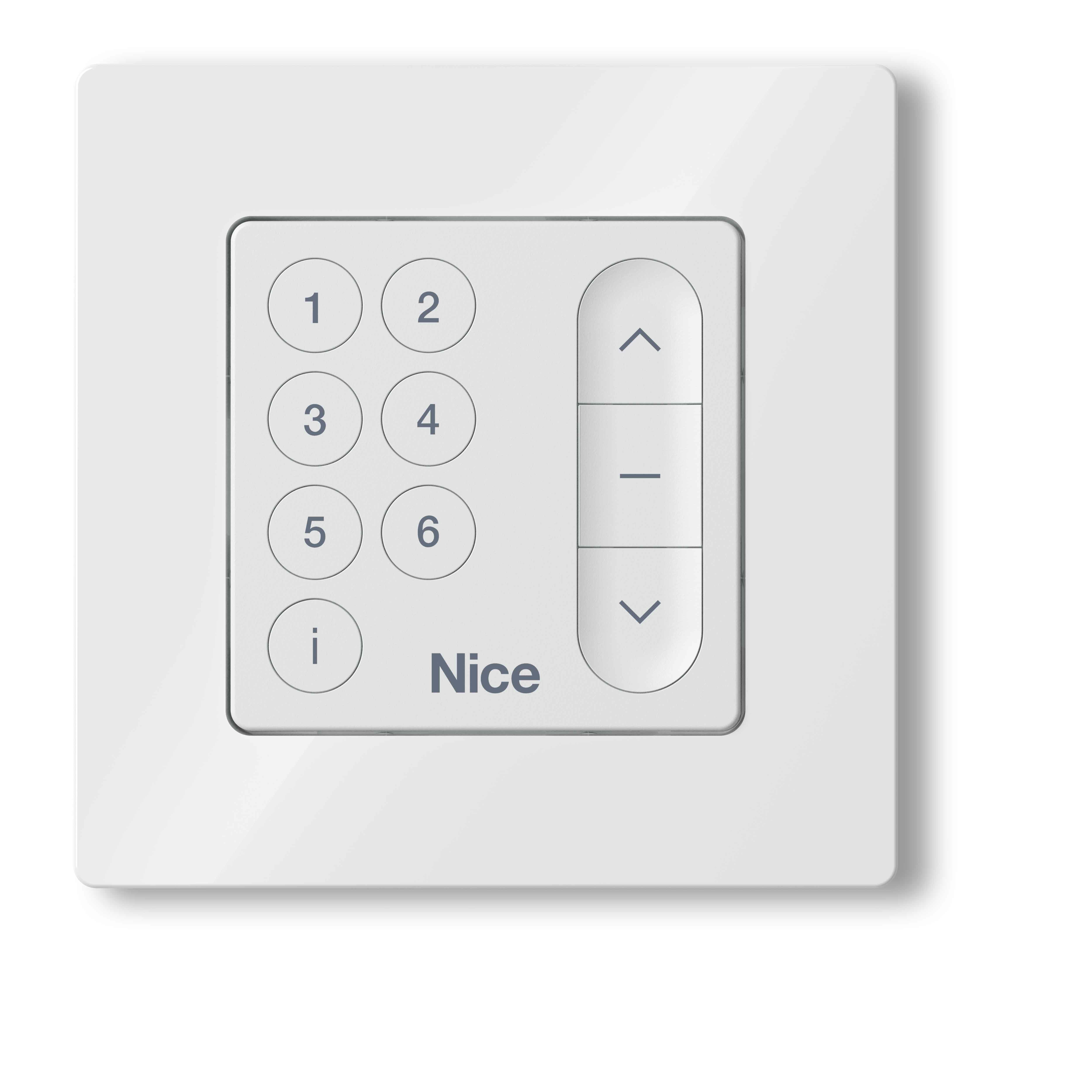 Nice - Émetteur blanc NICE Domì W 6 canaux