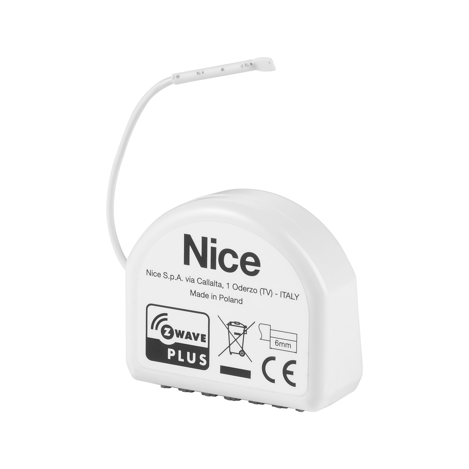 Nice - Micromodule pour la gestion de deux appareils/circuits électriques (24V ou 230V)