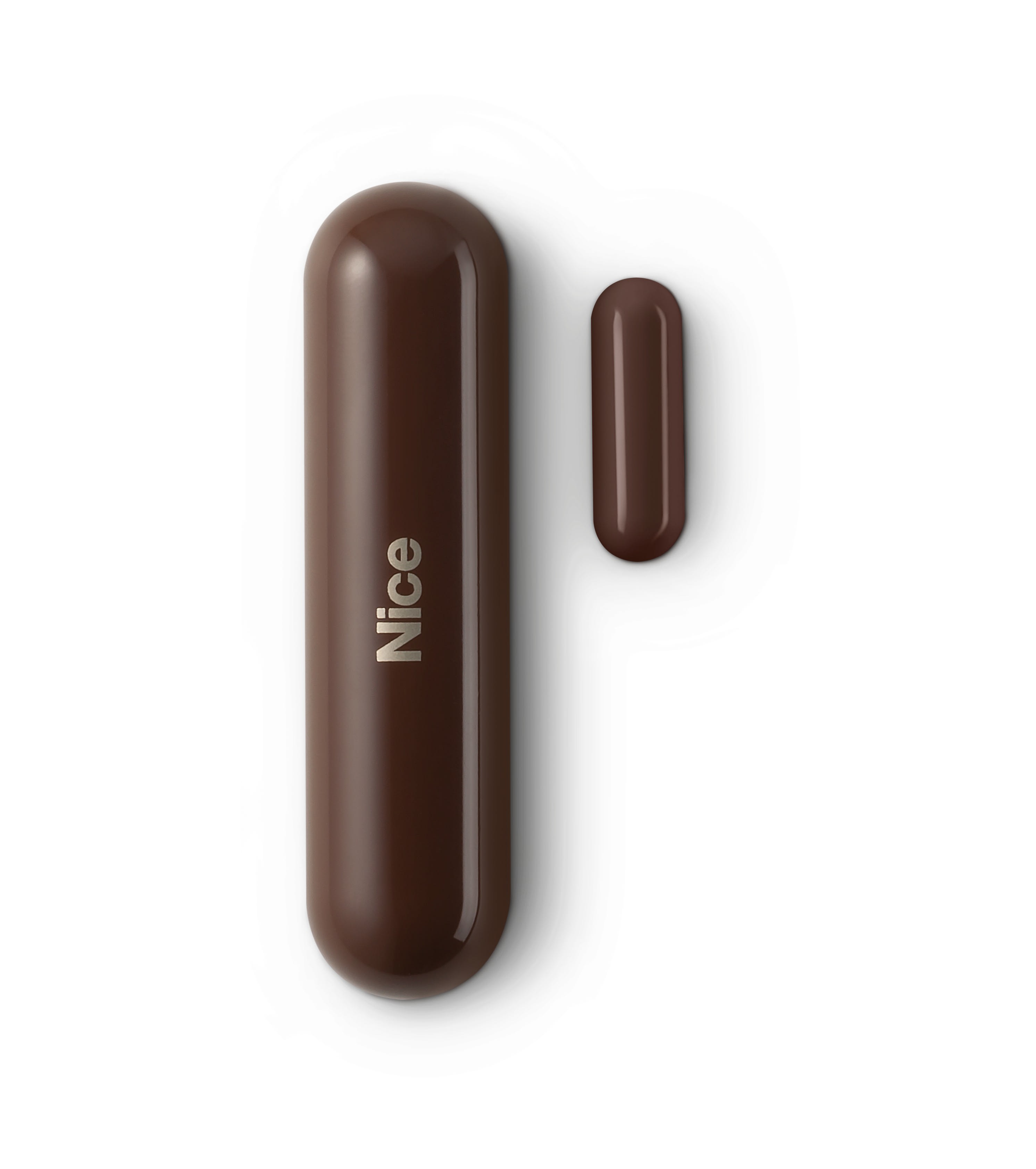 Nice - Détecteur magnétique Z-Wave MARRON