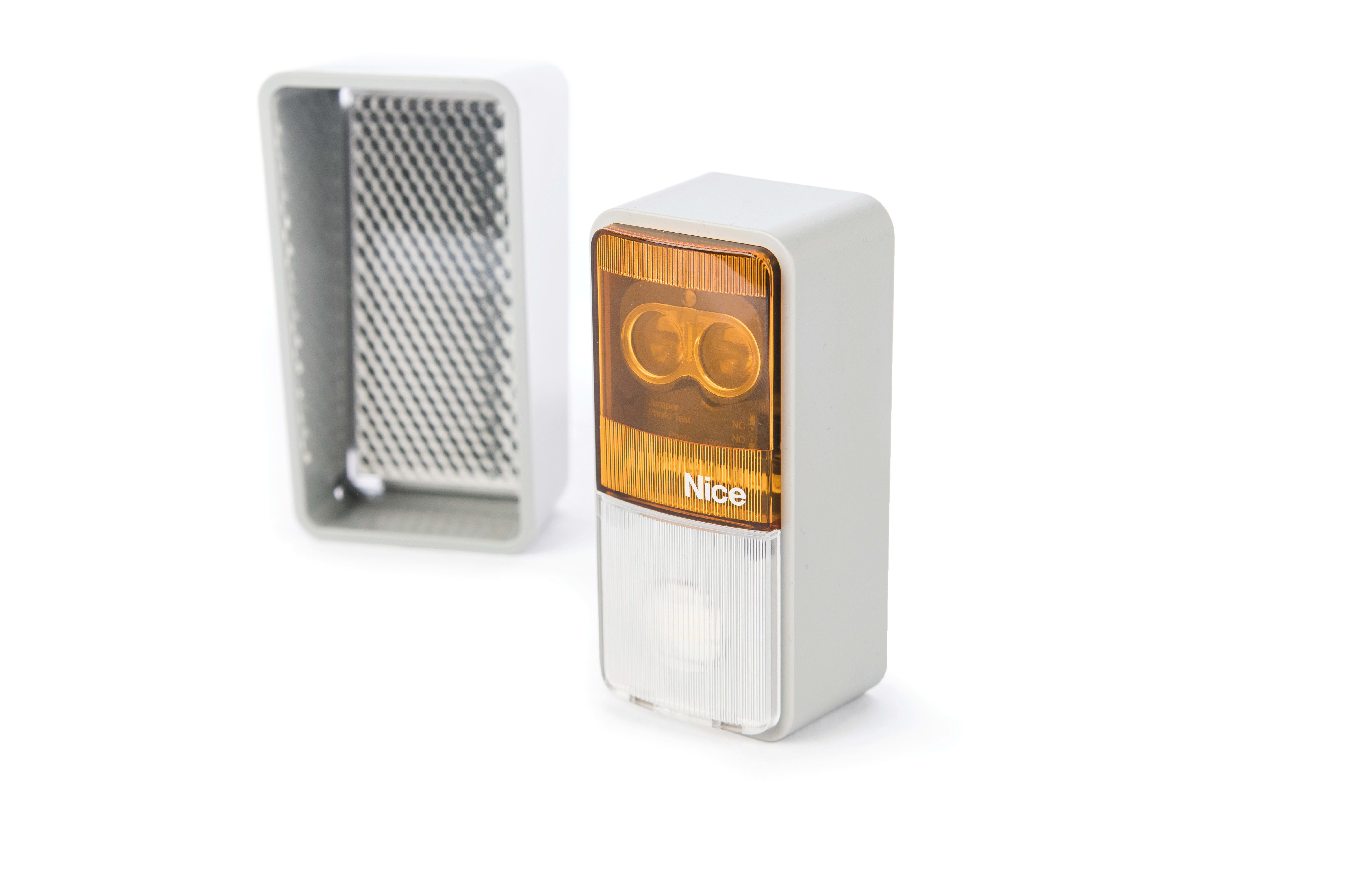 Nice - Photocellule à réflexion + miroir réfléchissant