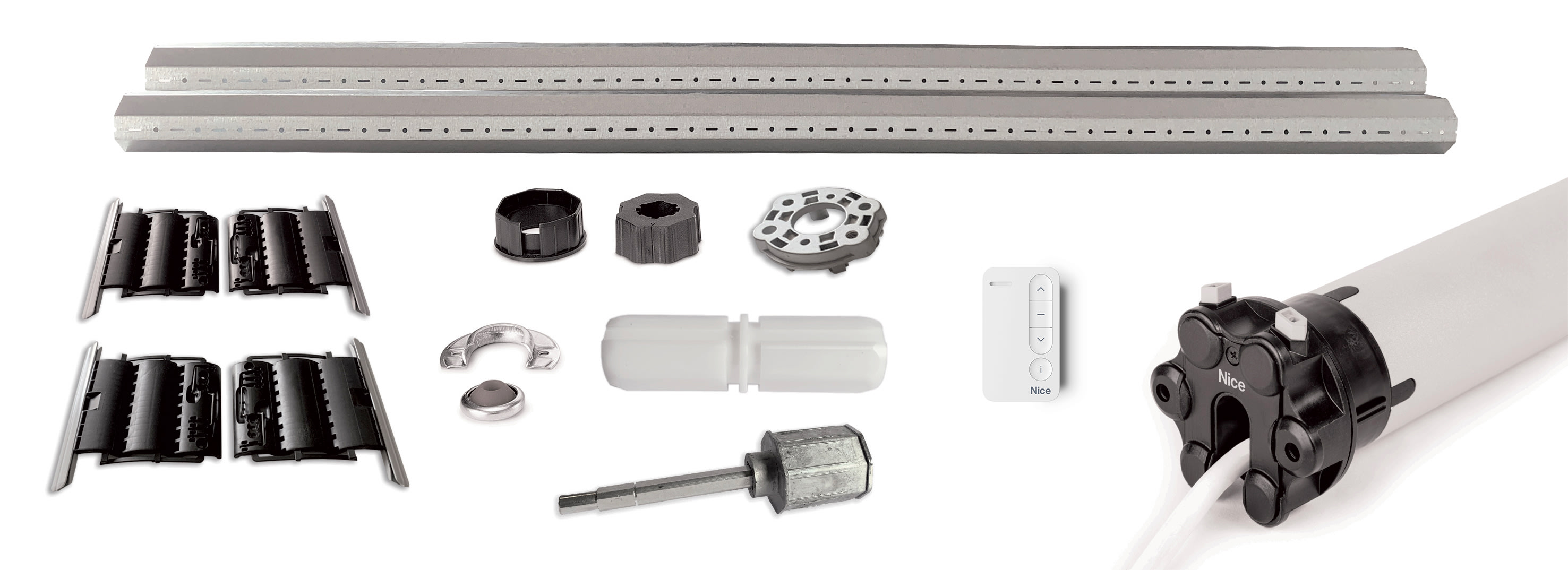 Nice - Kit axe motorisé radio, 30Nm tête étoile