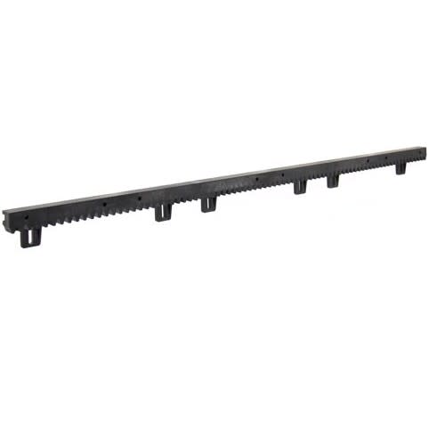 Nice - Crémaillère nylon 1 m armée, 6 attaches basses