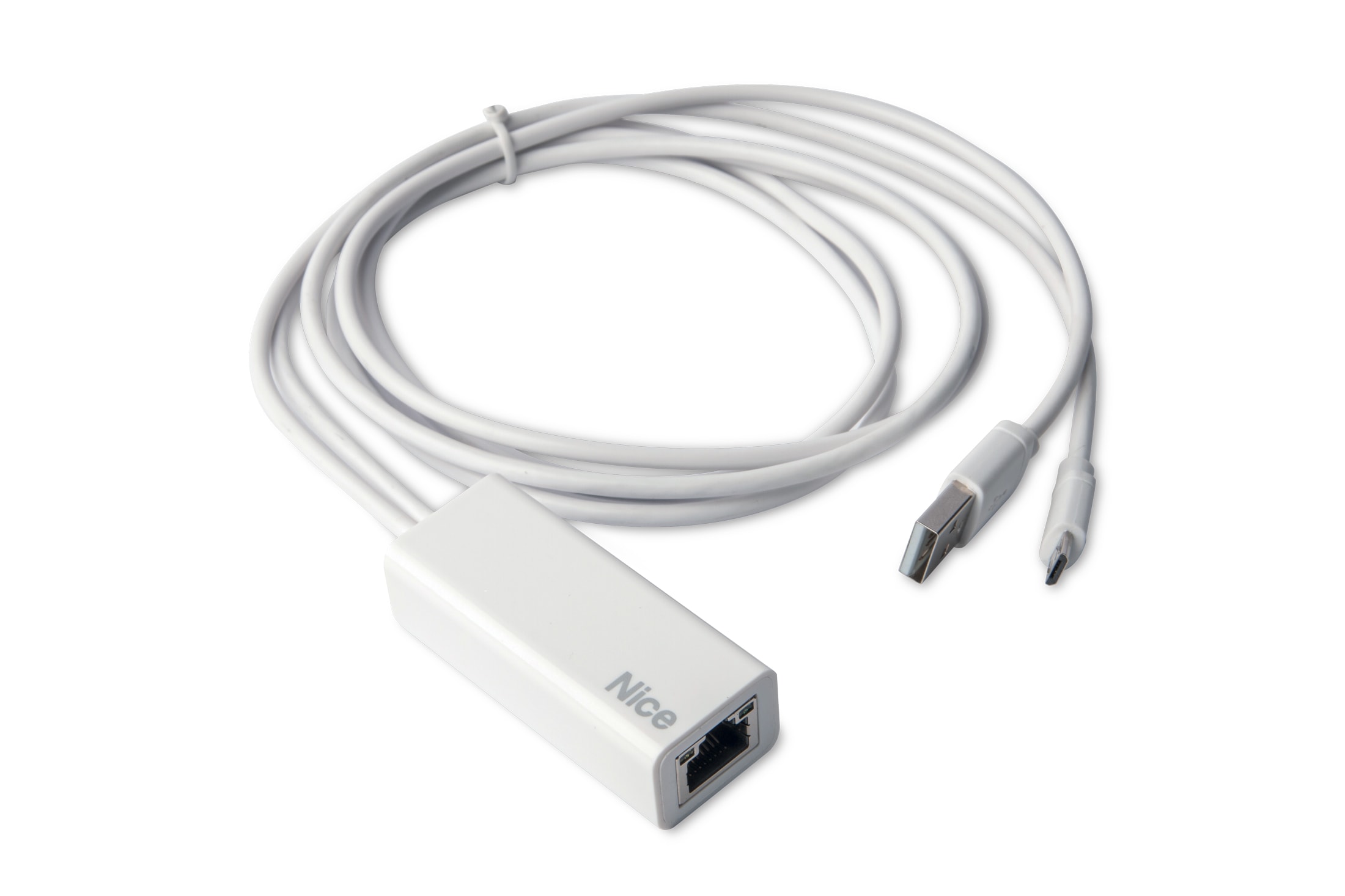 Nice - Adaptateur Ethernet pour Yubii Home et HC3L avec câble Ethernet inclus.