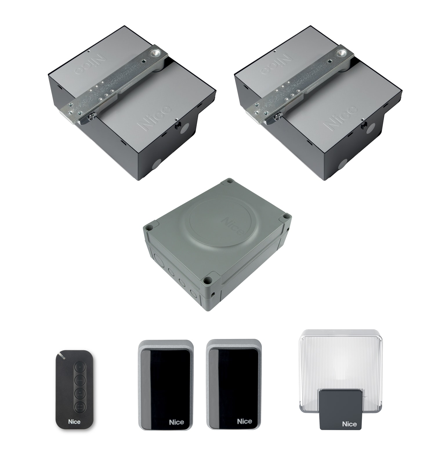 Nice - Kit HI SPEED pour portail battant jusqu'à 4 m par vantail