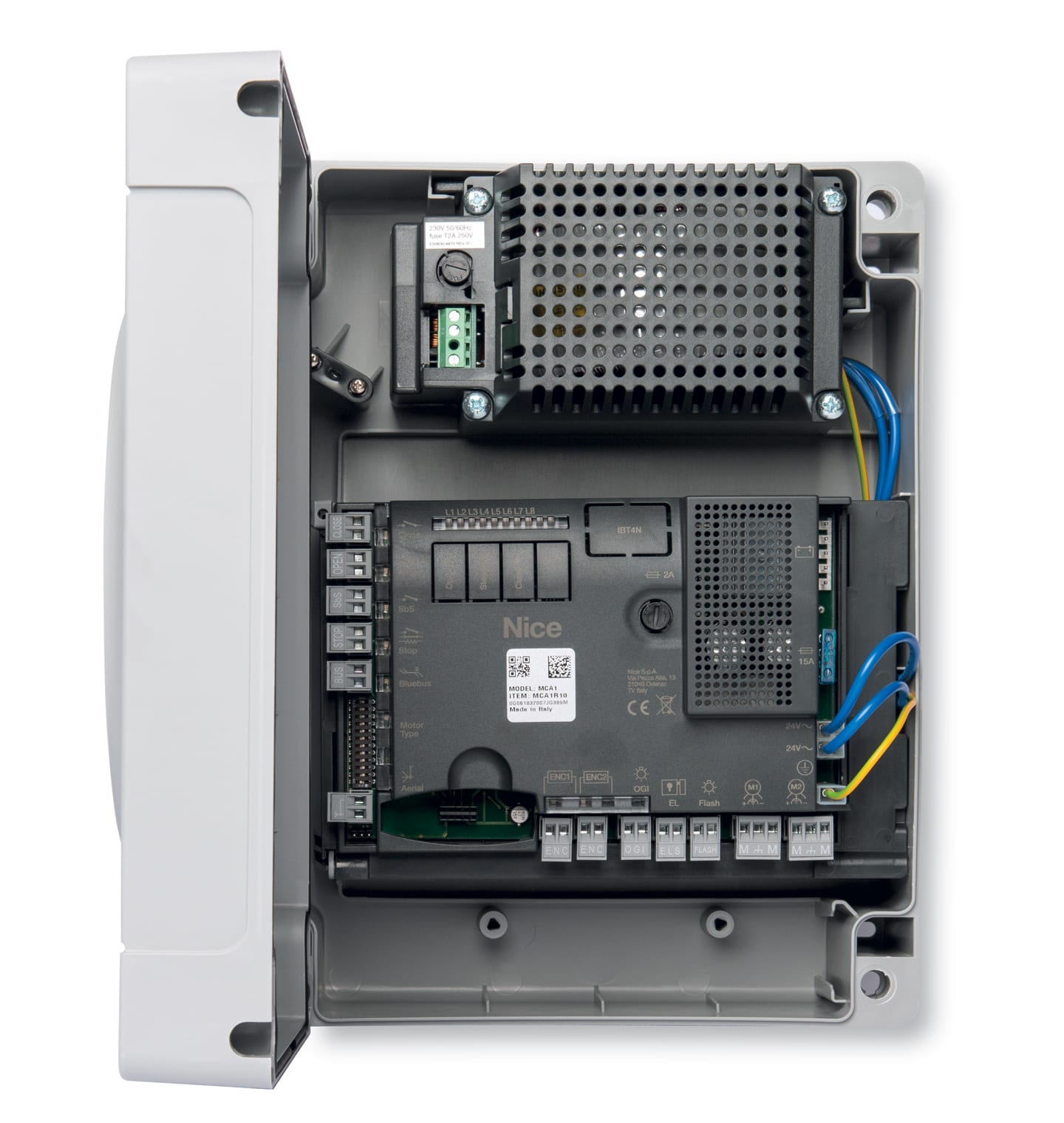 Nice - Centrale pour 1 ou 2 moteurs uniquement pour TITAN reversible 24V avec encodeur