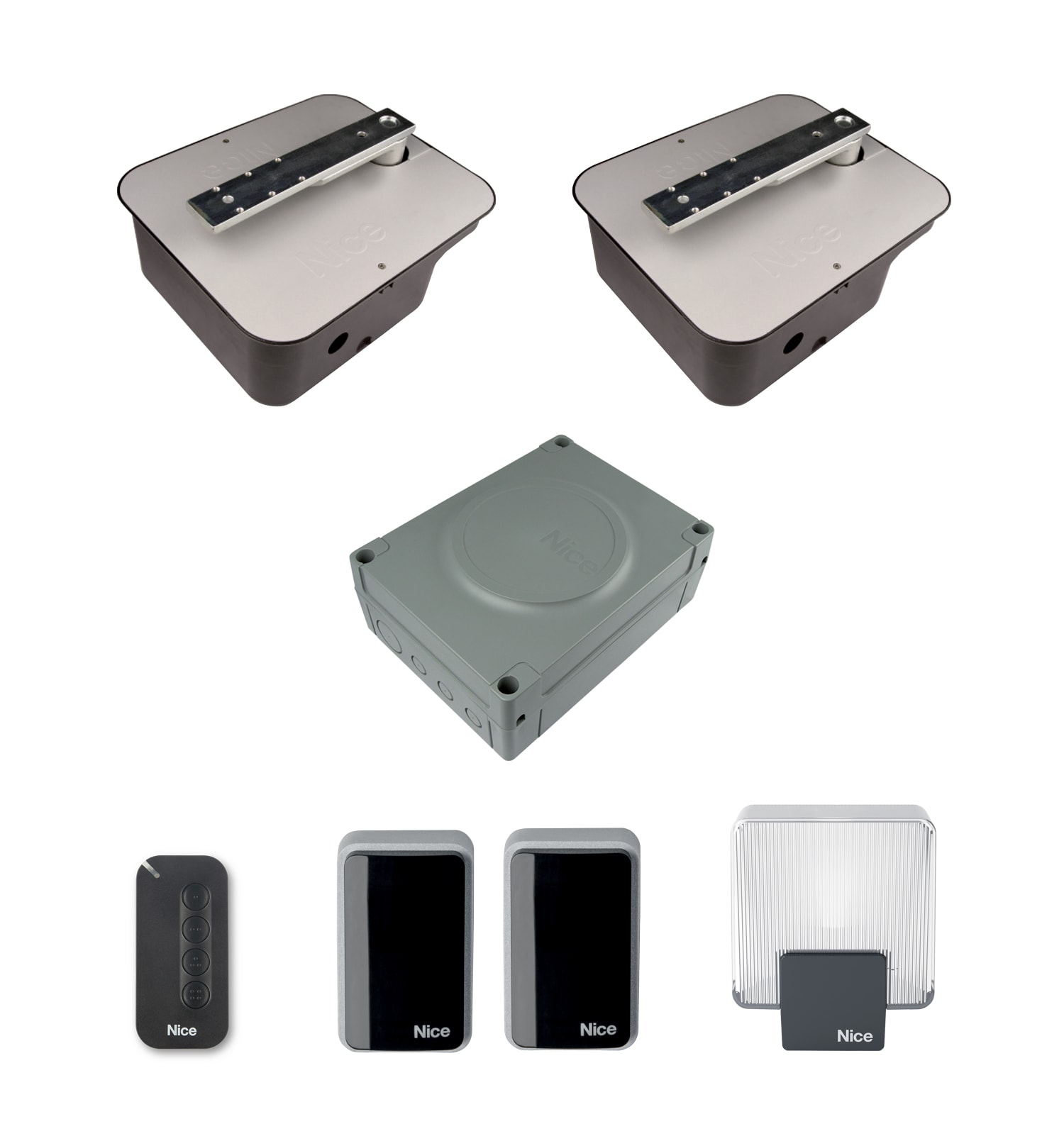 Nice - Kit HI SPEED pour portail battant jusqu'à 3 m par vantail