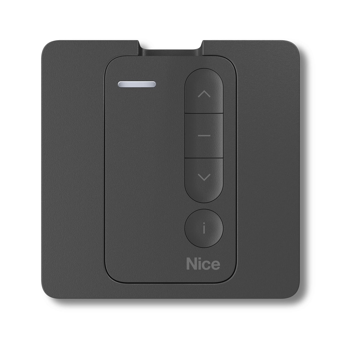 Nice - Émetteur noir MiniDomì 1 canal avec support