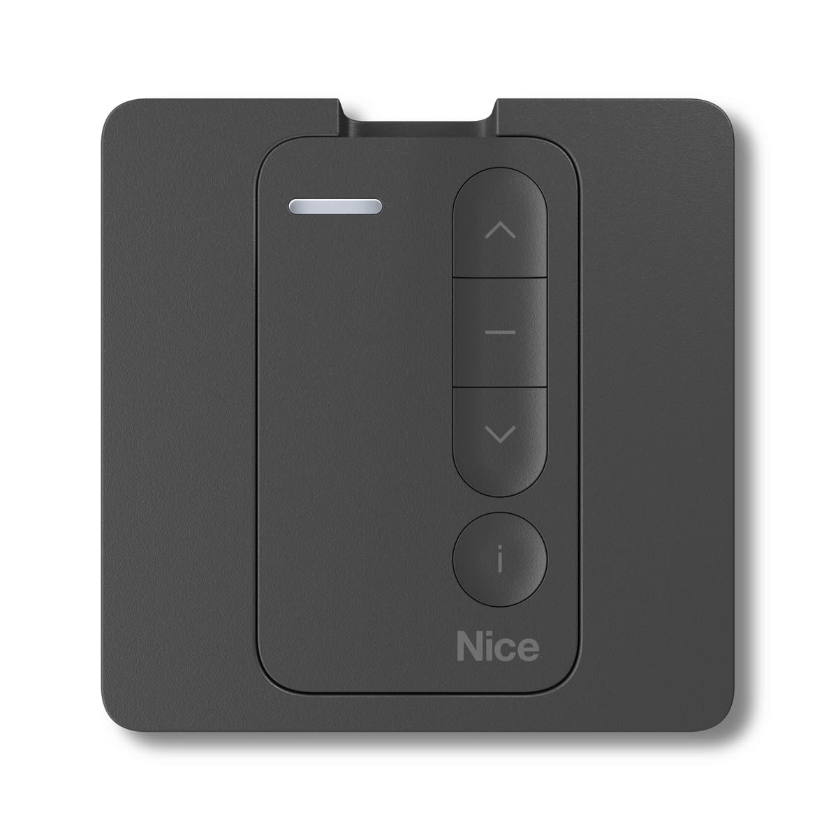 Nice - Émetteur noir MiniDomì 1 canal avec support