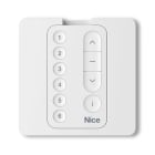Nice - Émetteur blanc MiniDomì 6 canaux avec support
