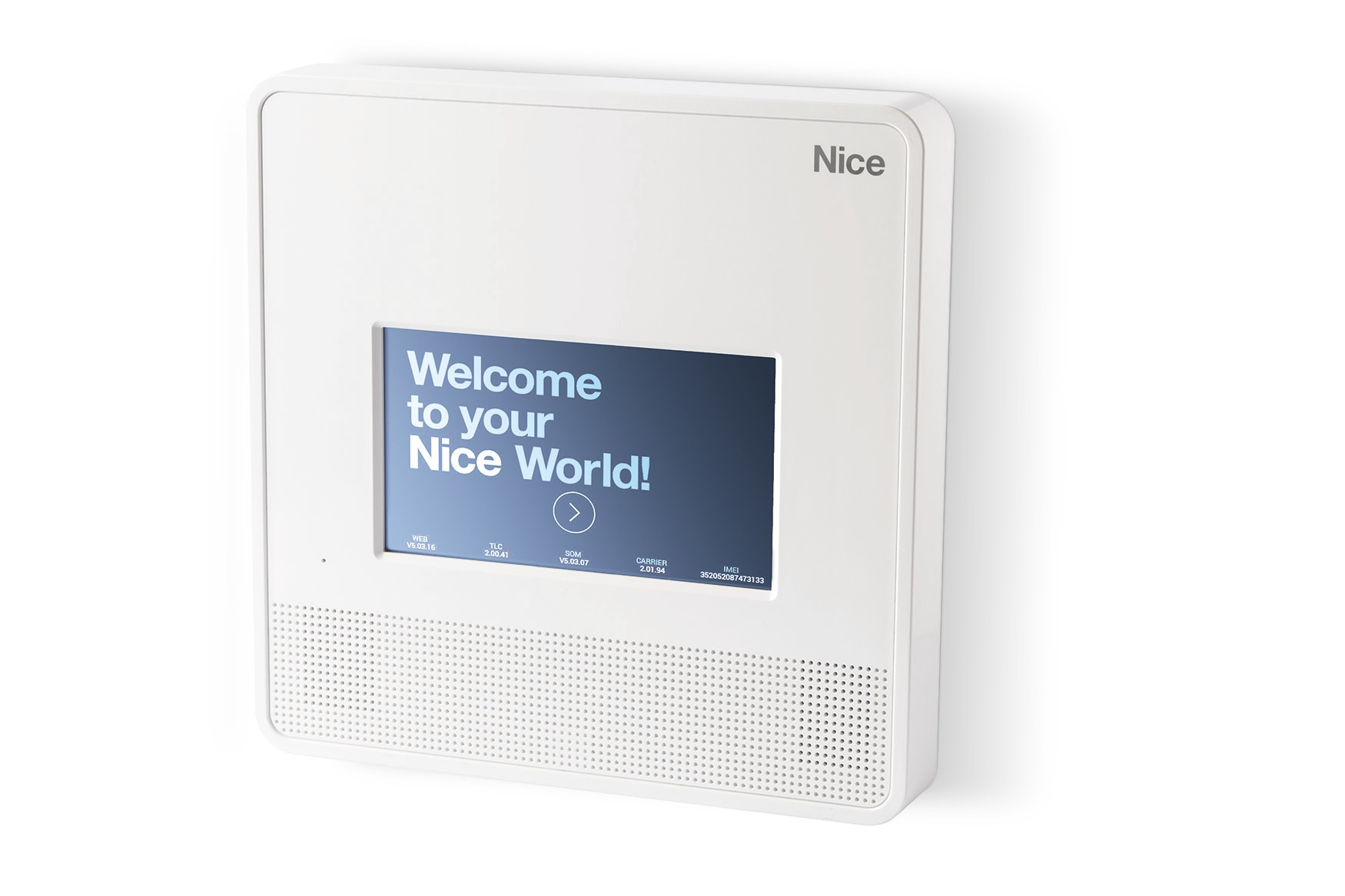Nice - Centrale d'alarme sans fil, Wi-Fi, écran tactile