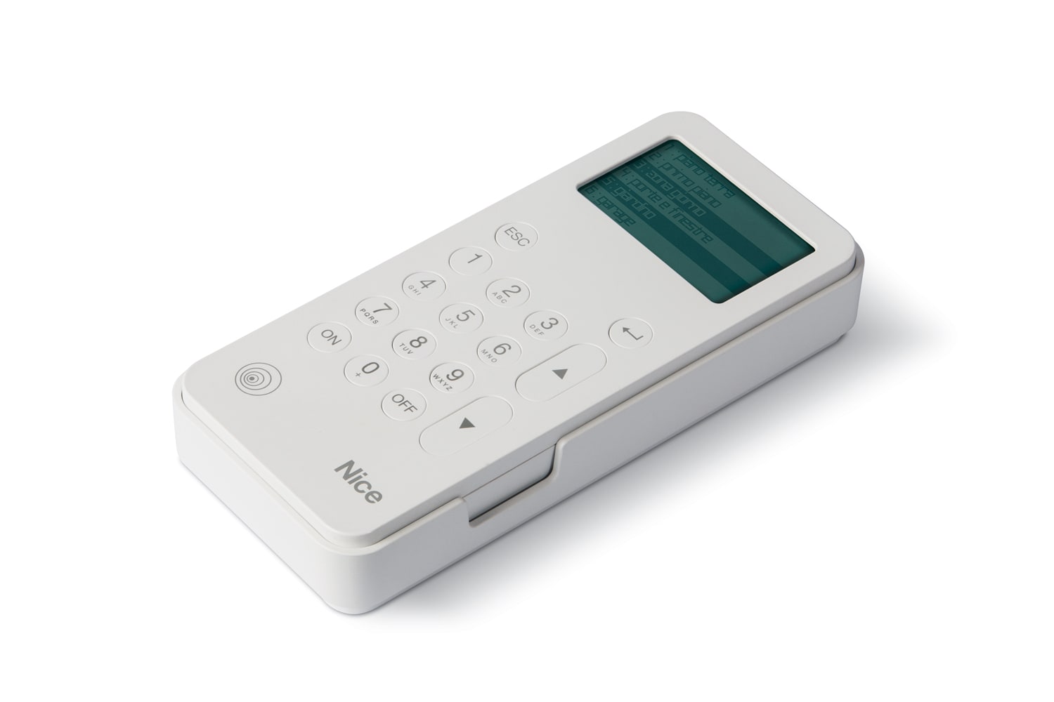 Nice - Clavier à code radio, lecteur de badge intégré