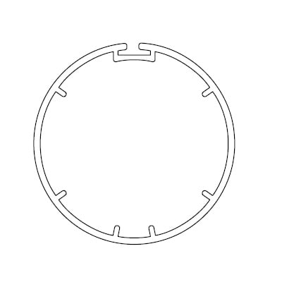 Nice - Adaptation Era S rond 44/46/53 avec nervure 37 mm
