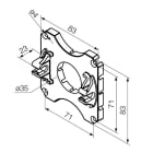 Nice - Support plastique (associer à 523.10014 pour EraS)
