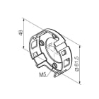 Nice - Support conpact avec 4 trous M5