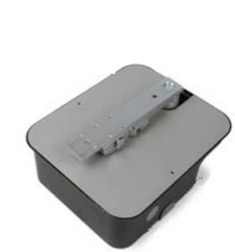 Nice - caisson de fondation embouti en acier inox