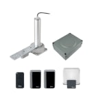 Nice - Kit moteur intégré pour portail battant max 1,8m/100Kg par vantail