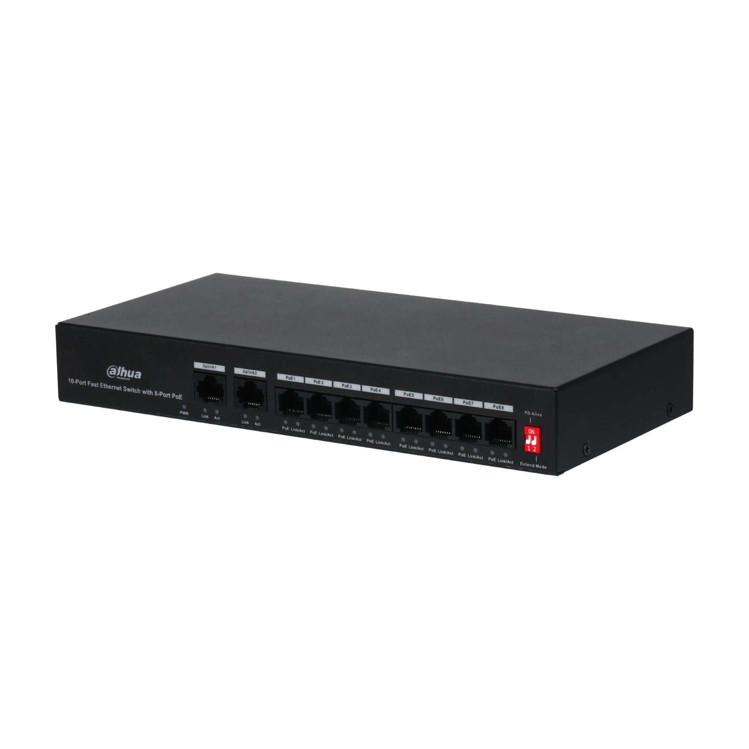Nice - Switch à 10 ports avec 8 ports PoE (65 W)
