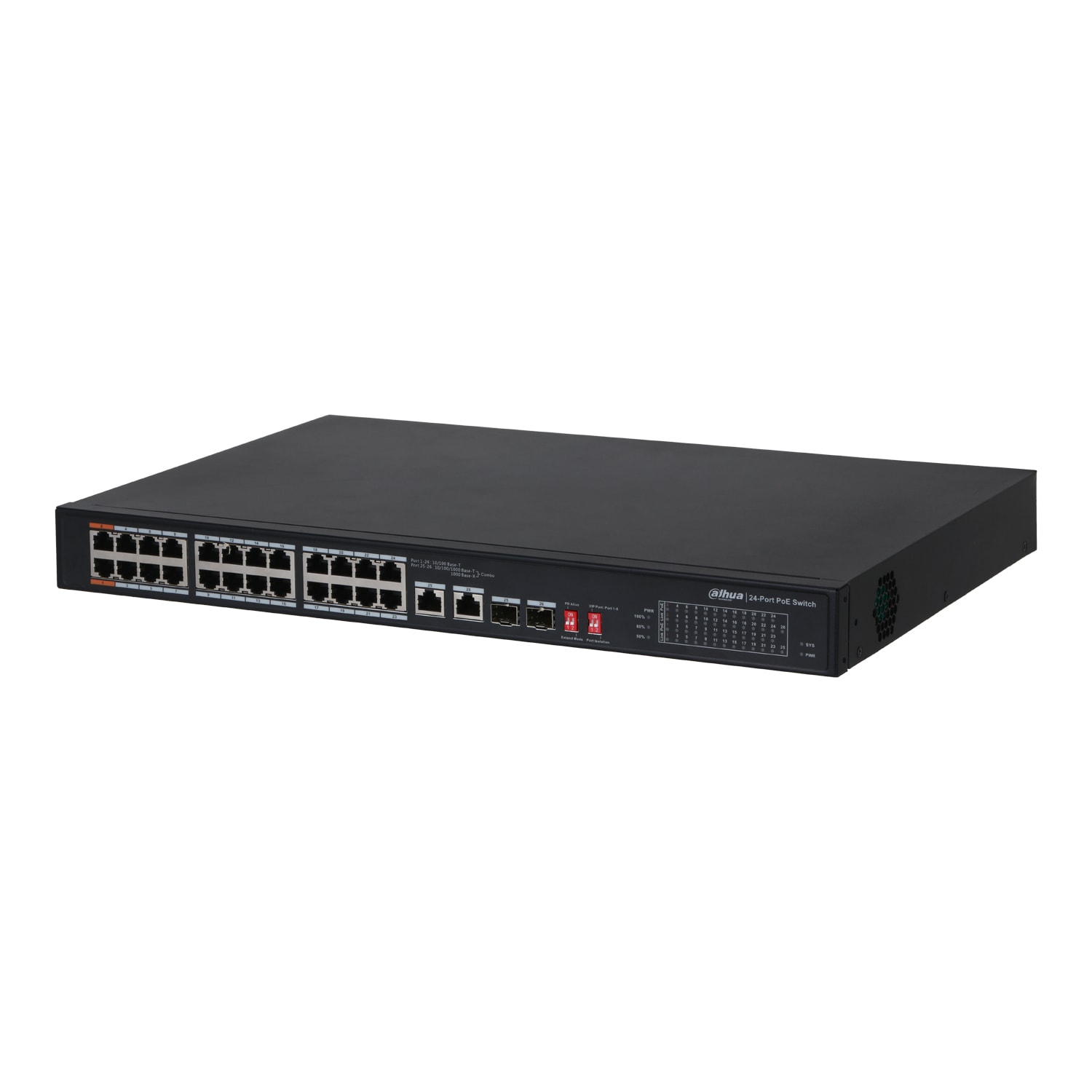 Nice - Switch à 26 ports avec 24 ports PoE (240 W)