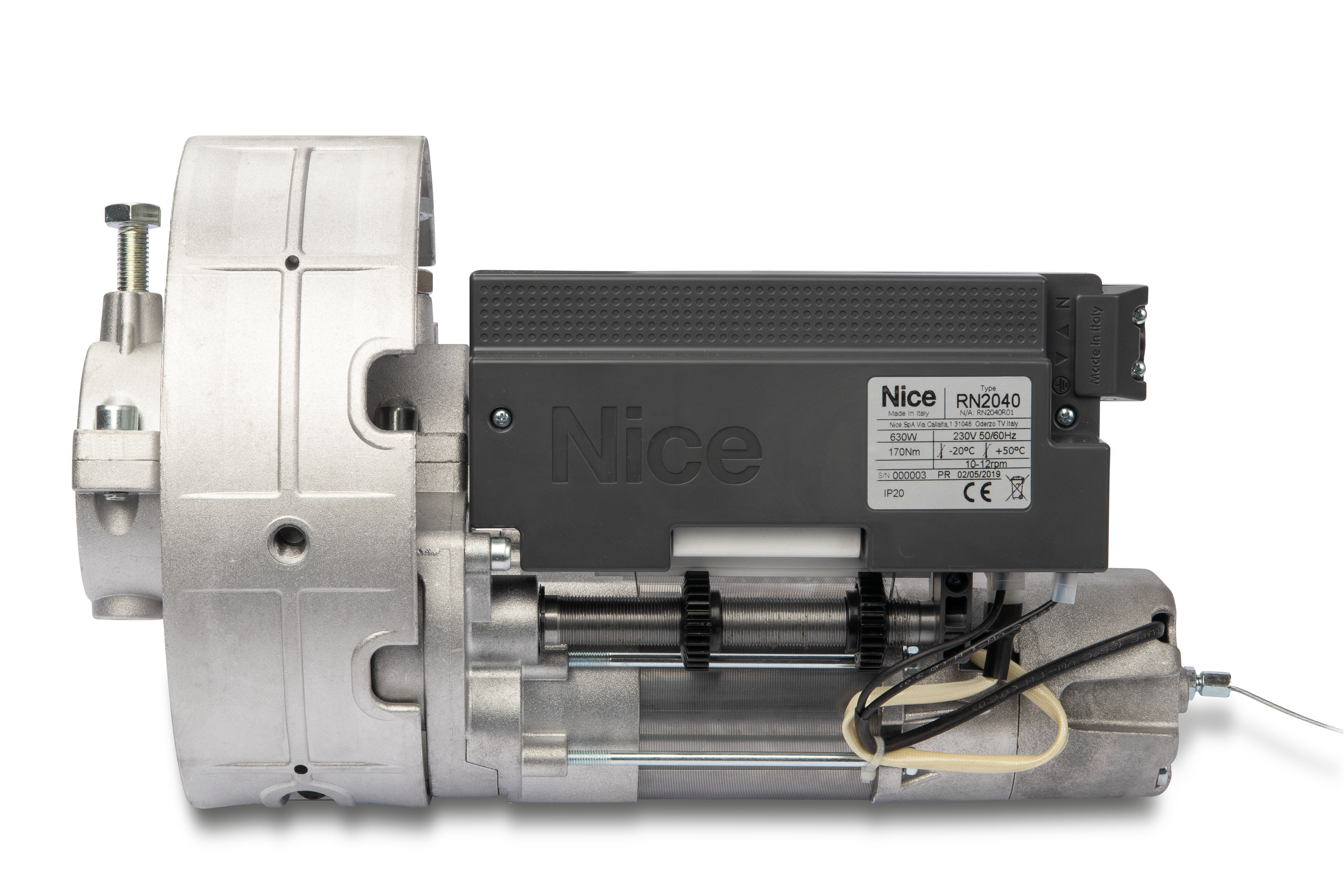 Nice - Moteur Rondo pour rideaux métalliques 170Kg