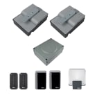 Nice - Kit portail battant technologie bidirectionnelle jusqu'à 2,3 m par vantail