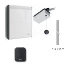 Nice - Kit pour porte sectionnelle 10,5m2 et basculante 11,5m2 - 650N rail 2 x 1,6m