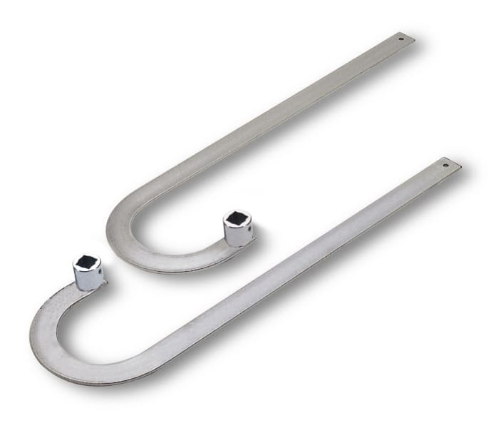 Nice - Paire de bras courbes télescopiques standard