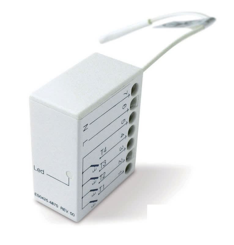 Nice - Emetteur encastrable 4 canaux alimenté par pile