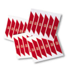 Nice - Bandes rouges autocollantes réfléchissantes