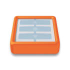 Nice - Coque porte clé GO orange