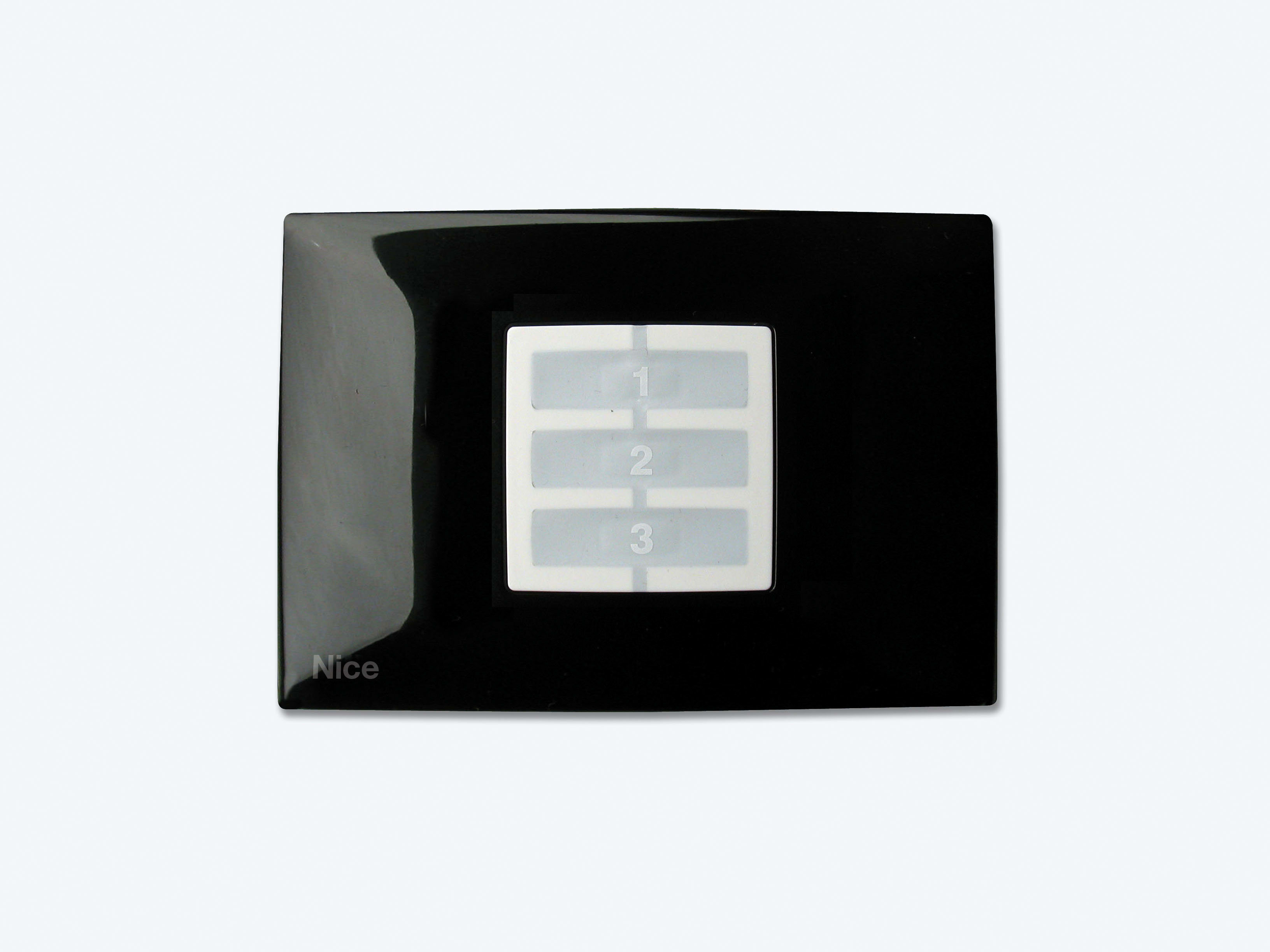 Nice - Plaque murale Opla _ rectangulaire, noire