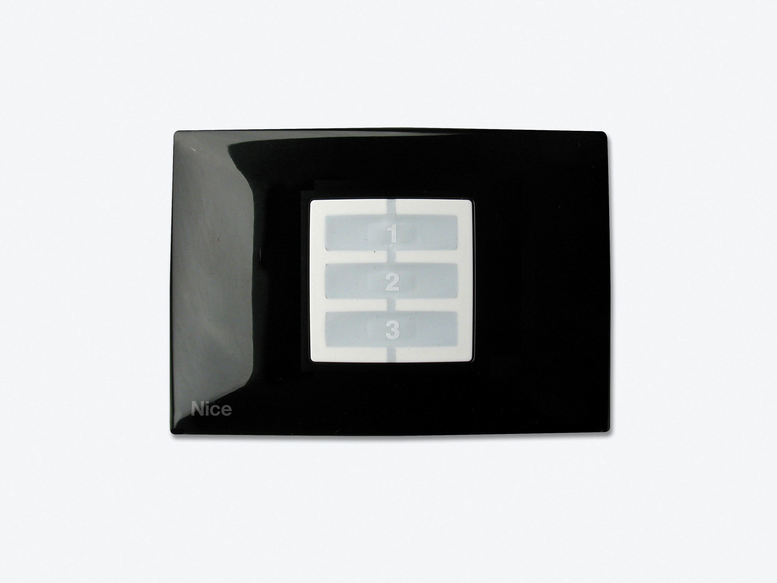 Nice - Plaque murale Opla _ rectangulaire, noire