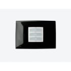 Nice - Plaque murale Opla _ rectangulaire, noire