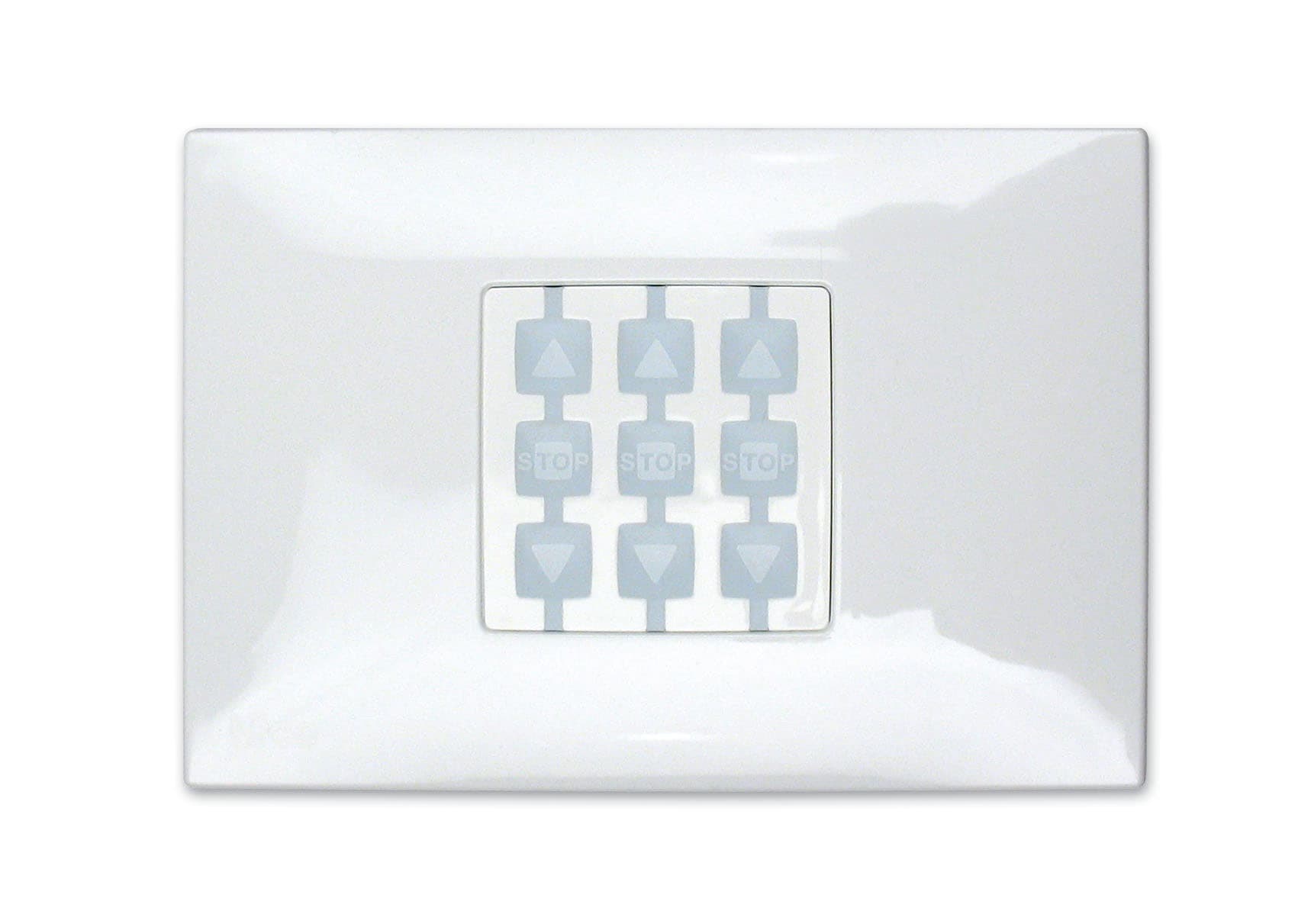 Nice - Plaque murale Opla _ rectangulaire, blanche