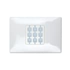 Nice - Plaque murale Opla _ rectangulaire, blanche