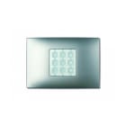 Nice - Plaque murale Opla _ rectangulaire, aluminium