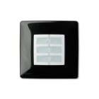 Nice - Plaque murale Opla _ carrée, noire