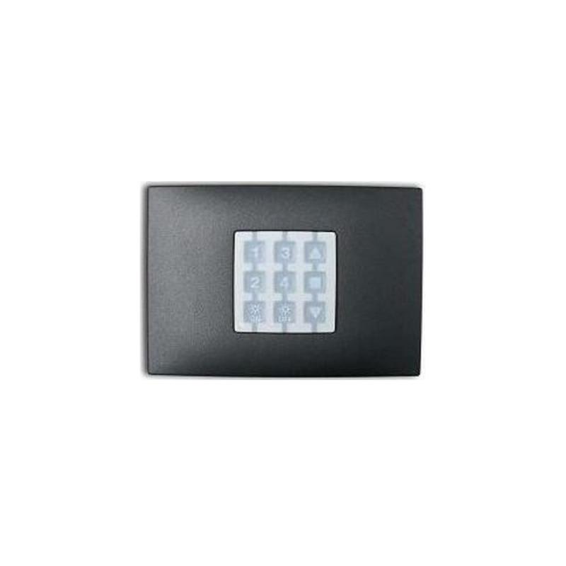 Nice - Plaque murale Opla _ rectangulaire, noire