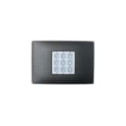 Nice - Plaque murale Opla _ rectangulaire, noire