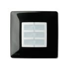 Nice - Plaque murale Opla _ carrée, noire