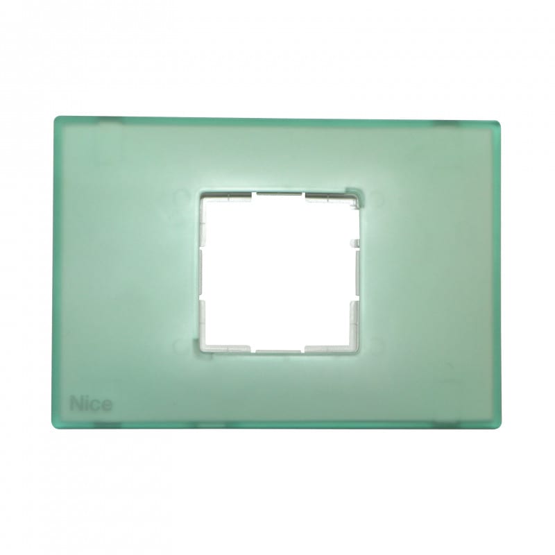 Nice - Plaque murale Opla _ rectangulaire, vert eau