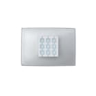 Nice - Plaque murale _ rectangulaire, neutre transparent