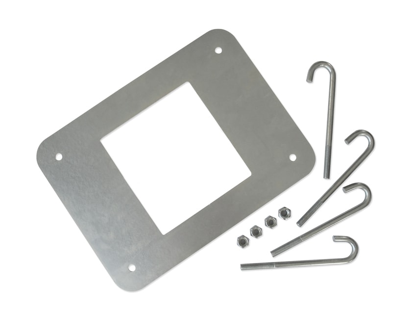 Nice - Base d?ancrage avec agrafes